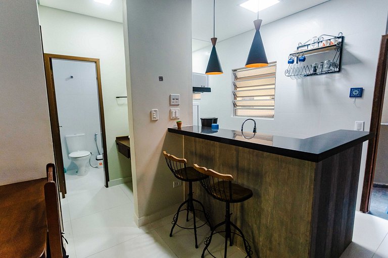 Loft aconchegante com vaga e área de lazer