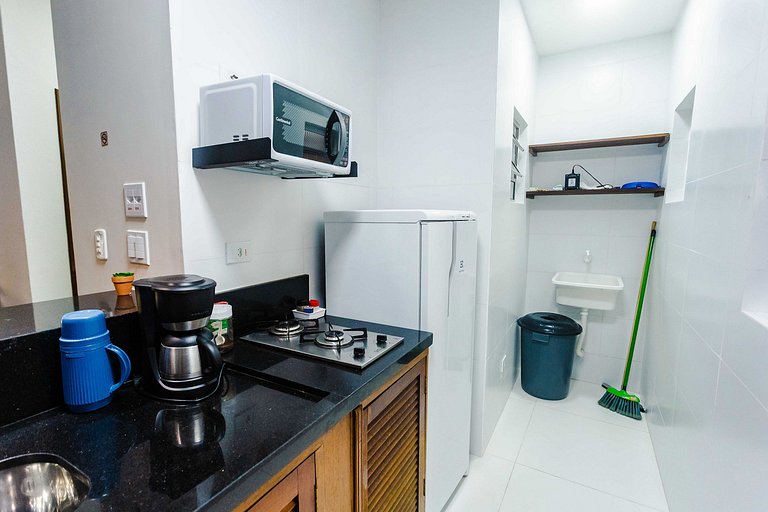 Loft aconchegante com vaga e área de lazer