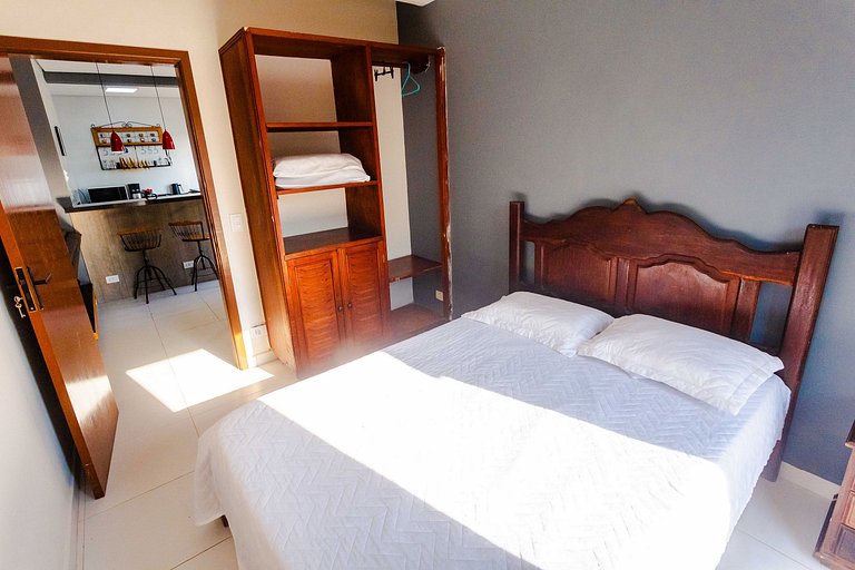 Loft sofisticado com vista e área de lazer