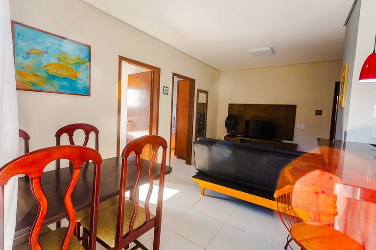Loft sofisticado com vista e área de lazer