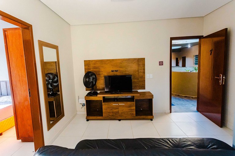Loft sofisticado com vista e área de lazer