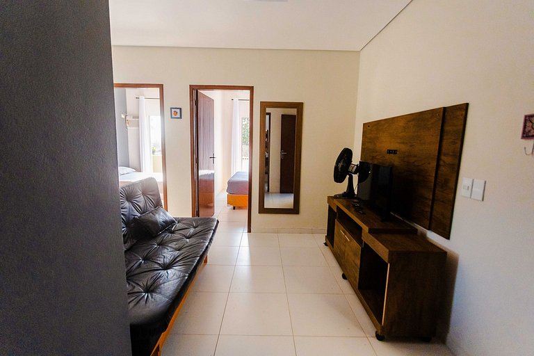 Loft sofisticado com vista e área de lazer