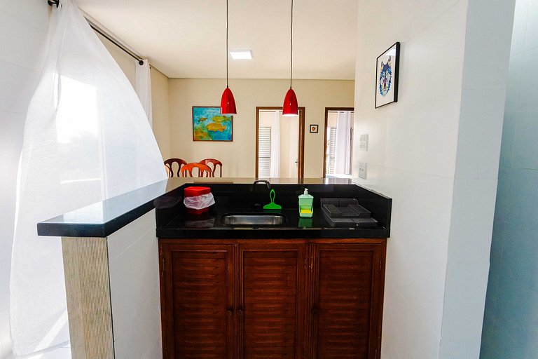 Loft sofisticado com vista e área de lazer