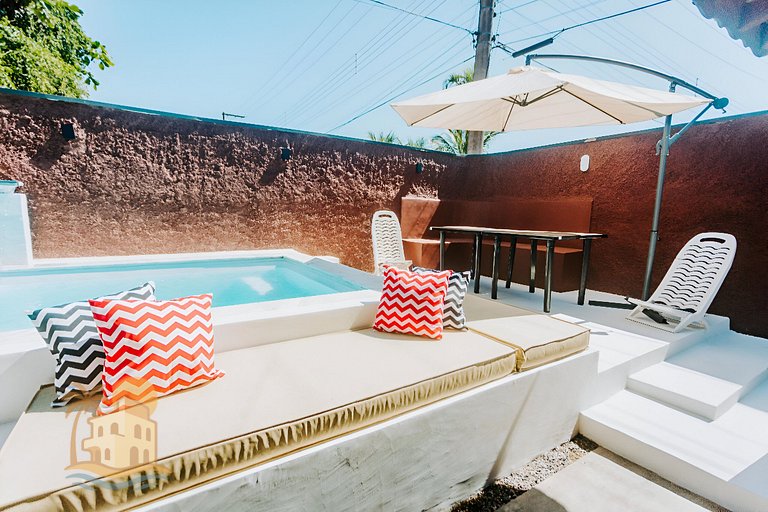 Casa c/ Piscina e Área Gourmet Perto da Praia
