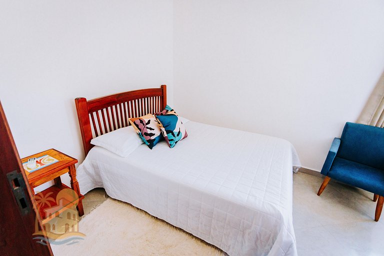 Conforto, Vista linda e Pé na Areia | Barequeçaba
