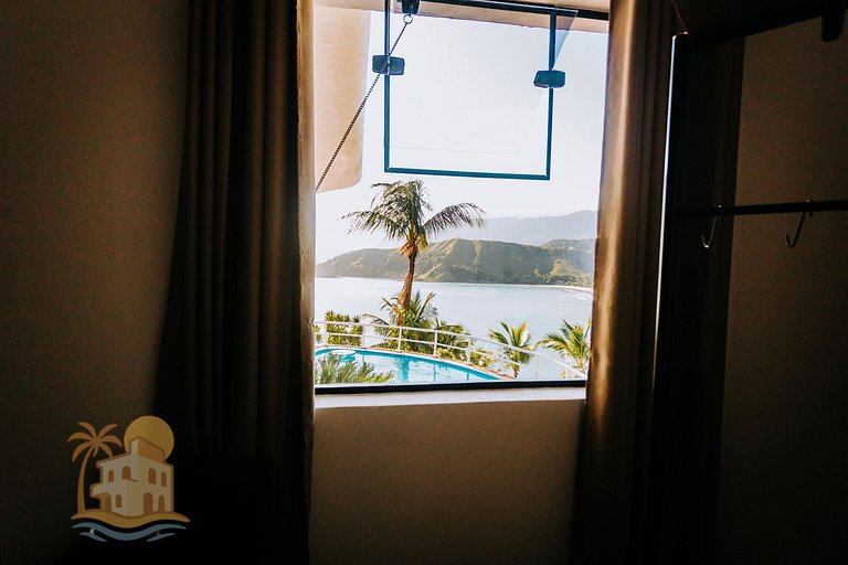 Conforto, Vista linda e Pé na Areia | Barequeçaba