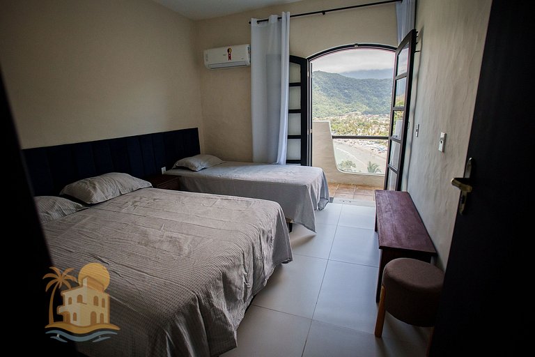 Casa com Vista para a Praia e Área Gourmet