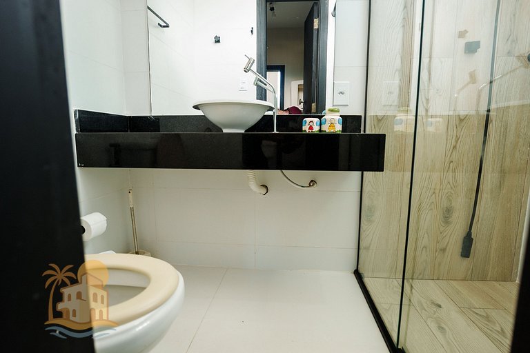 Casa com Vista para a Praia e Área Gourmet