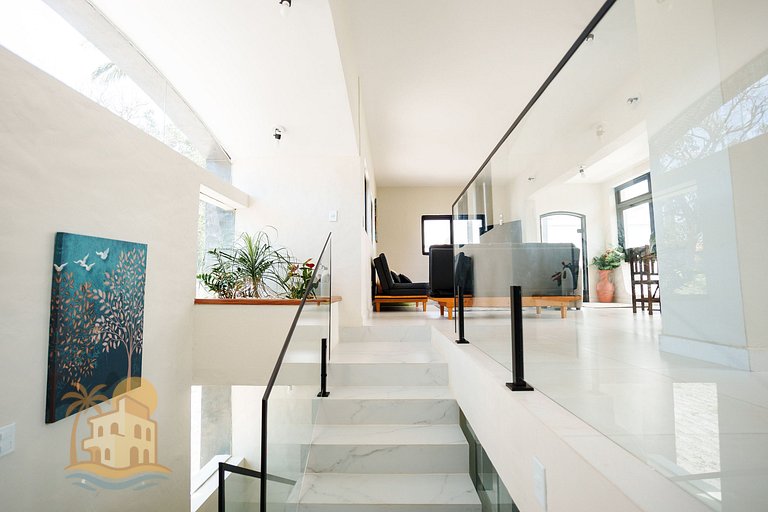 Casa com Vista para a Praia e Área Gourmet