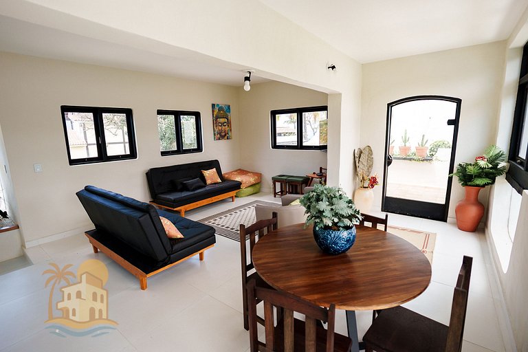 Casa com Vista para a Praia e Área Gourmet