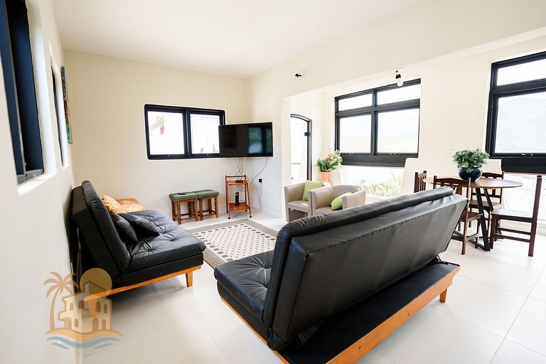 Casa com Vista para a Praia e Área Gourmet