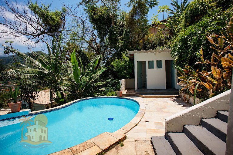 Casa com Vista para a Praia e Área Gourmet