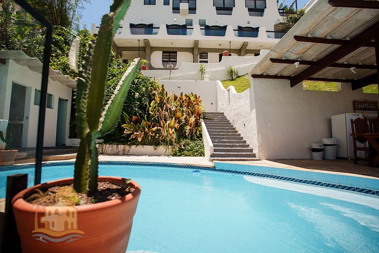 Casa com Vista para a Praia e Área Gourmet