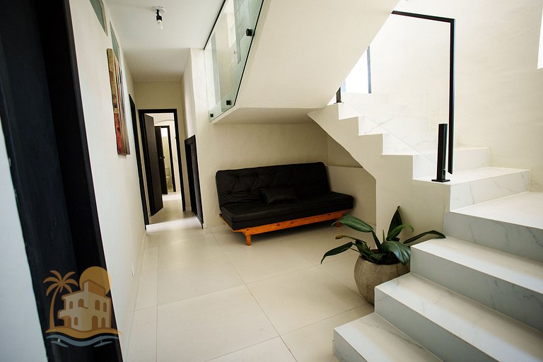 Casa com Vista para a Praia e Área Gourmet