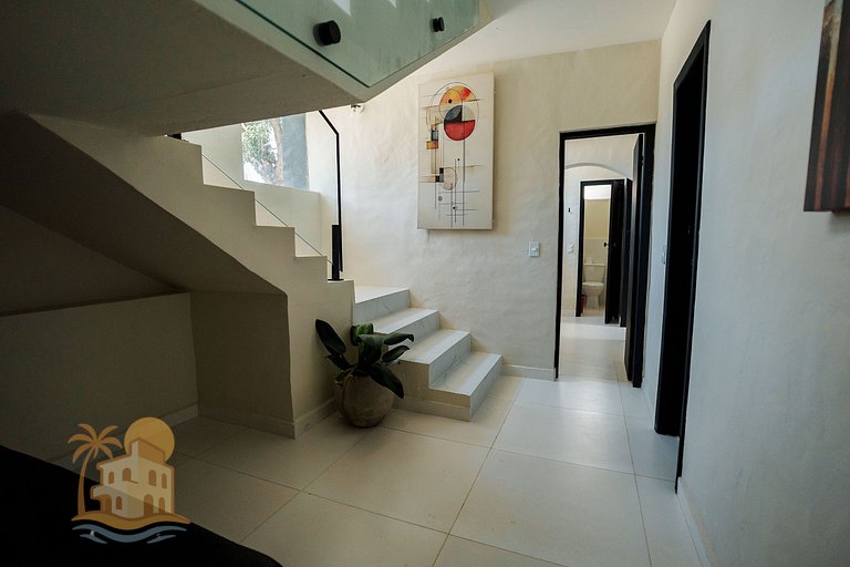 Casa com Vista para a Praia e Área Gourmet